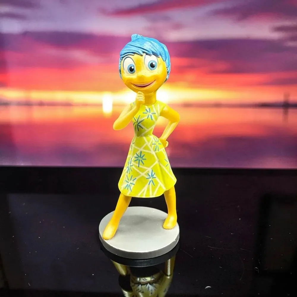 Disney Inside Out Play Figures Cake Topper Joy Sadness Anger Fear Bing Bong A67